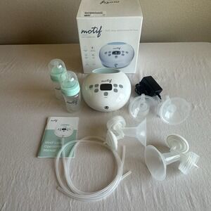 Motif Luna Double Electric Breast Pump with Collection Bottles & Tubing Works